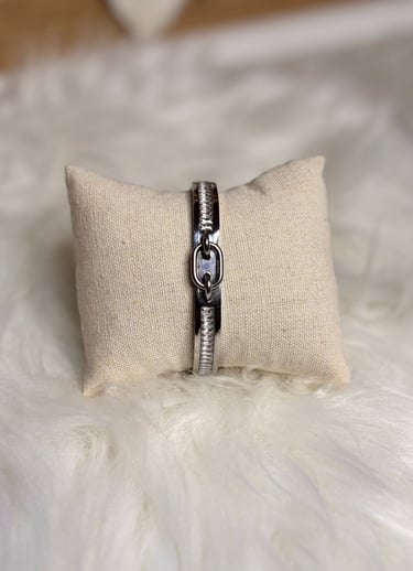 bracelet en argenter acier inoxydable pas cher 
