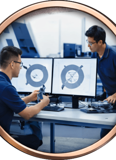 BBF in-house R&D team and design house for brake plate development