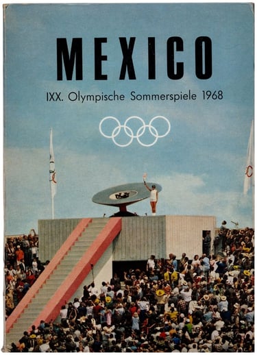 1968 Rheinischer Braunkohlenbrikett-Verkauf Mexico Olypics Sports Card Album