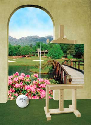 Golf Course Poster