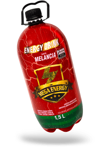 Energético Mega Energy Sabor Melancia - 1,5L