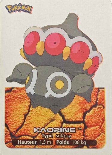 105 Kaorine Lamincards Pokémon série 3