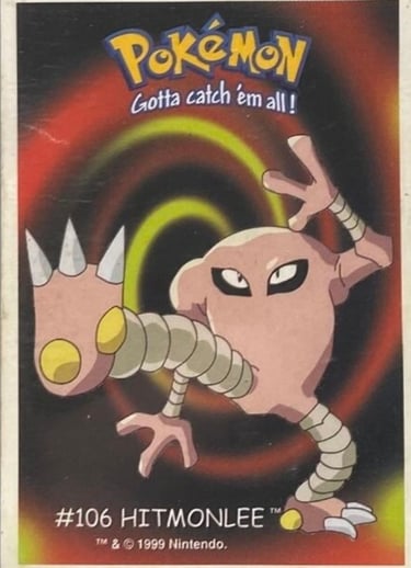 Hitmonlee Dunkin Boomer 1999