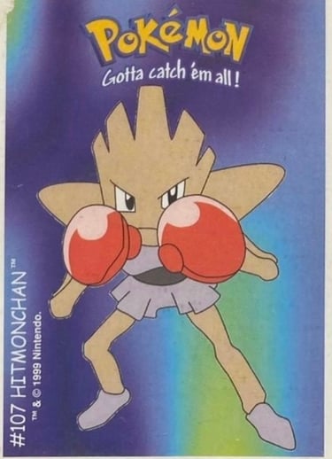 Hitmonchan Dunkin Boomer 1999
