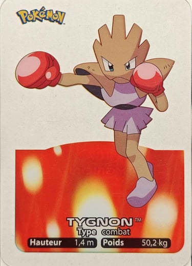 107 Tygnon Lamincards Pokémon série 1
