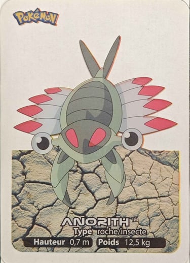 108 Anorith Lamincards Pokémon série 3