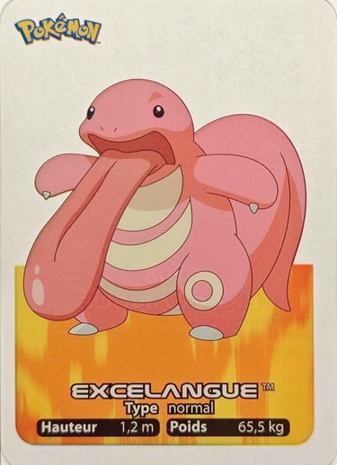 108 Excelangue Lamincards Pokémon série 1