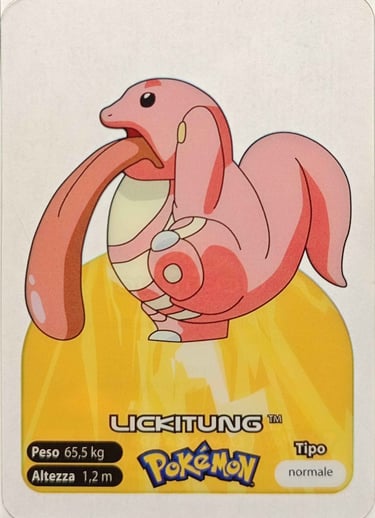 108 Lickitung lamincards spécial édition