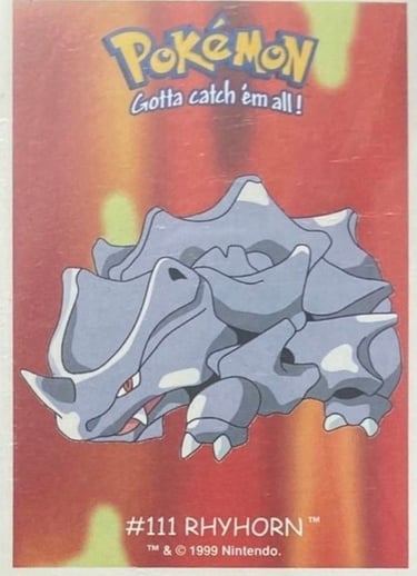 Rhyhorn Dunkin Boomer 1999
