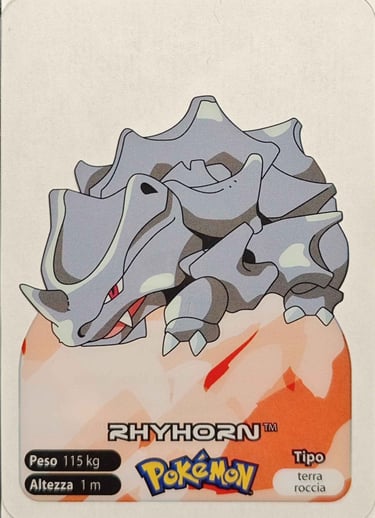 111 Rhyhorn lamincards spécial édition