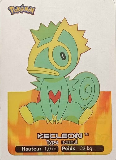 113 Kecleon Lamincards Pokémon série 3