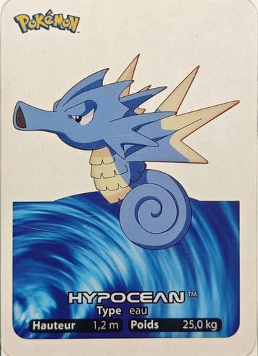 117 Hypocéan Lamincards Pokémon série 1