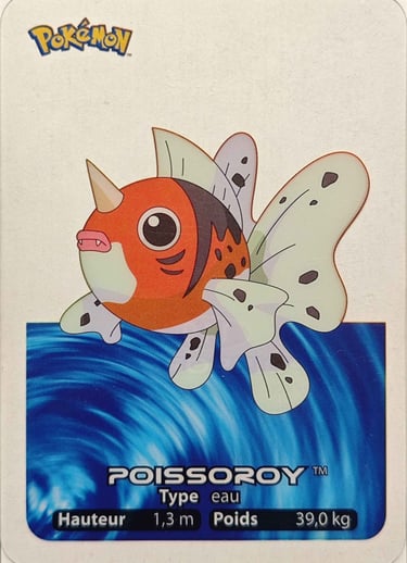 119 Poissoroy Lamincards Pokémon série 1