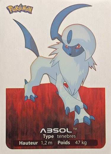 120 Absol Lamincards Pokémon série 3