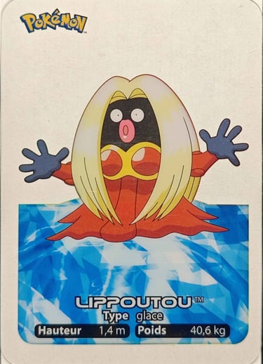 124 Lippoutou Lamincards Pokémon série 1