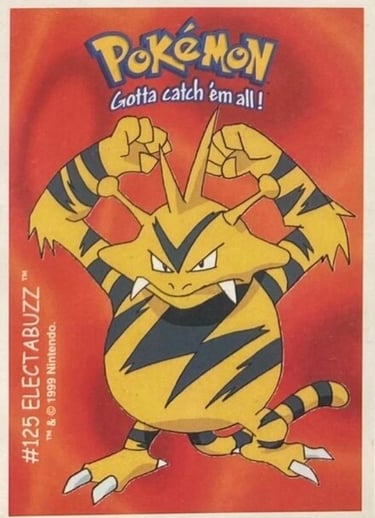 Electabuzz Dunkin Boomer 1999