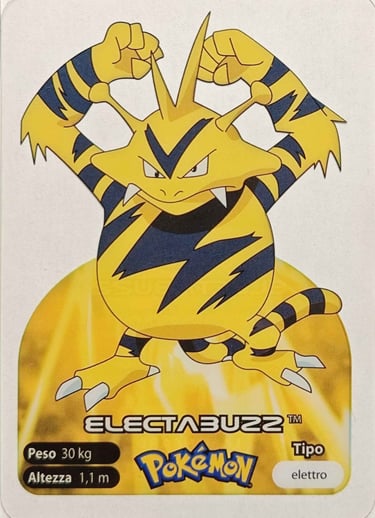 125 Electabuzz lamincards spécial édition