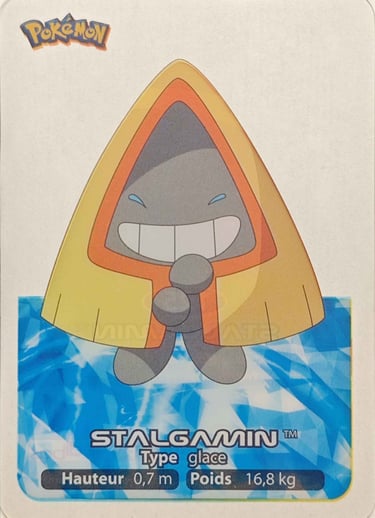 125 Stalgamin Lamincards Pokémon série 3