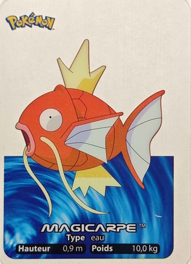 129 Magicarpe Lamincards Pokémon série 1