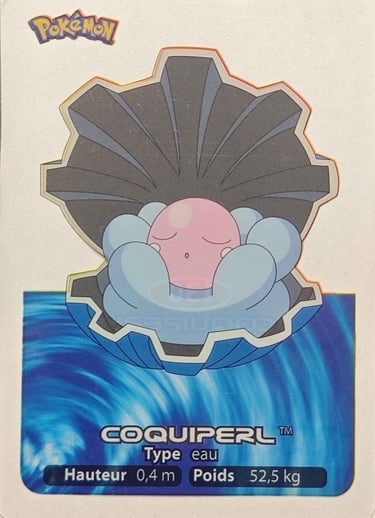 130 Coquiperl Lamincards Pokémon série 3