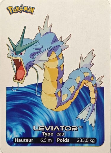 130 Leviator Lamincards Pokémon série 1
