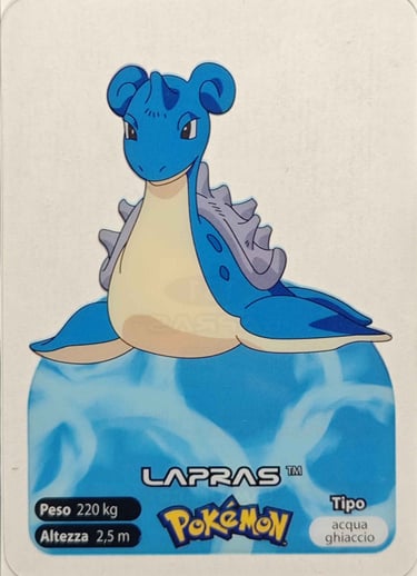 131 Lapras lamincards spécial édition