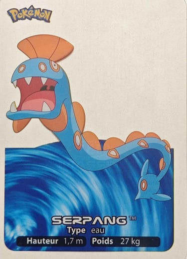 131 Serpang Lamincards Pokémon série 3