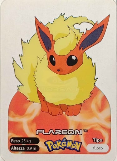 136 Flareon lamincards spécial édition