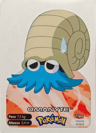 138 Omanyte lamincards spécial édition