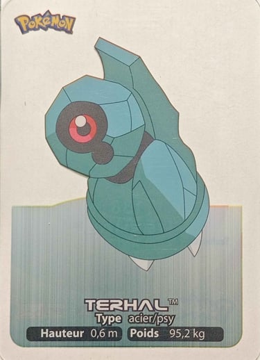 138 Terhal Lamincards Pokémon série 3