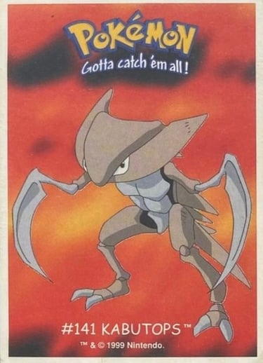 Kabutops Dunkin Boomer 1999