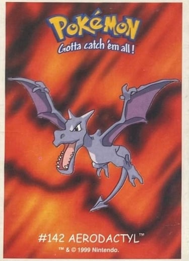 Aerodactyl Dunkin Boomer 1999
