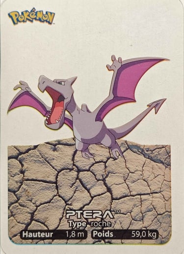 142 Ptera Lamincards Pokémon série 1