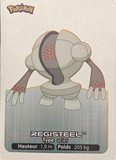 143 Registeel Lamincards Pokémon série 3