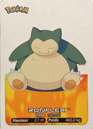 143 Ronflex Lamincards Pokémon série 1