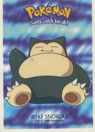 Snorlax Dunkin Boomer 1999