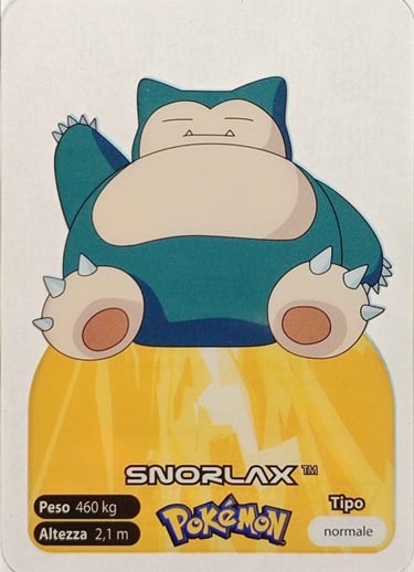 143 Snorlax lamincards spécial édition