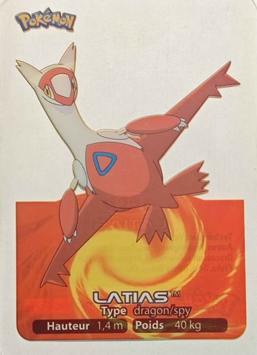 144 Latias Lamincards Pokémon série 3