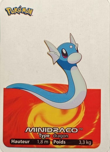 147 Minidraco Lamincards Pokémon série 1