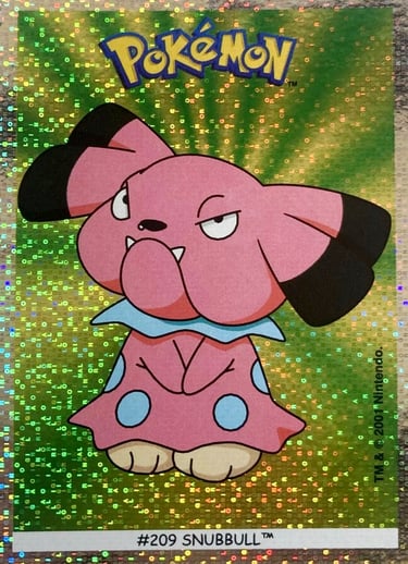 Snubbull Dunkin Boomer 2001 foil