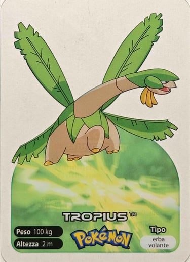 357 Tropius Lamincards spécial édition