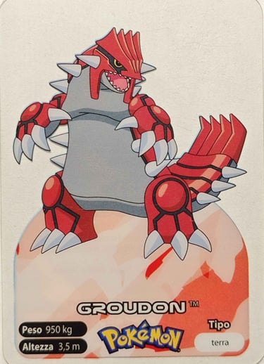 383 Groudon Lamincards spécial édition