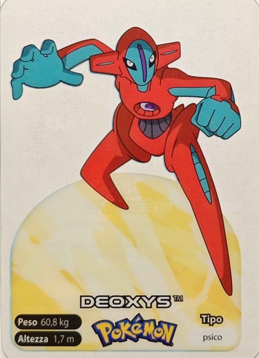 386 Deoxys Lamincards spécial édition