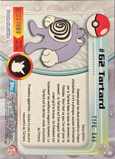 Tartard topps série 1