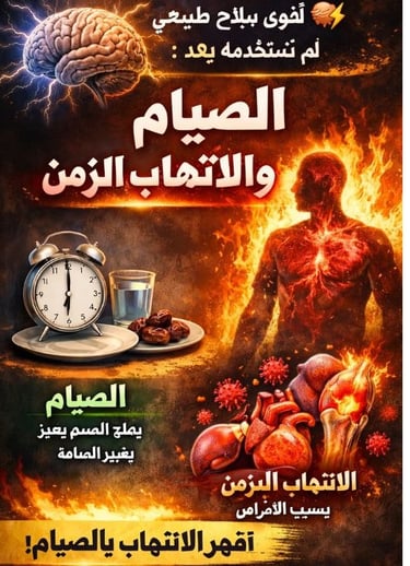 اكتشف كيف يساعد الصيام المتقطع في تقليل الالتهاب المزمن، خفض مقاومة الإنسولين، وتنشيط الالتهام الذات