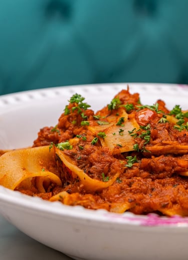 Pappardelle al ragú di coniglio