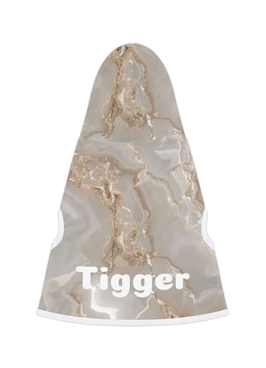 marble pet hoodie Tigger