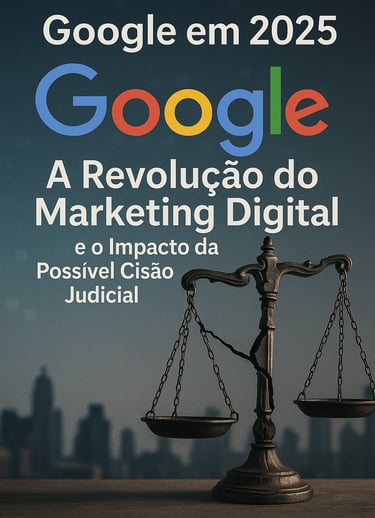 a revolução de marketing digital e possivel cisao do google. alerta: logotipo de propriedade do Goog