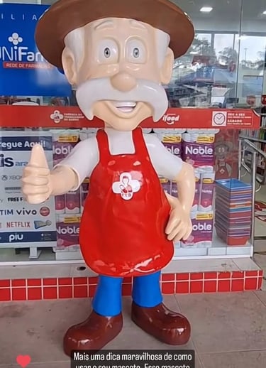 mascote 3D personagem 3D
