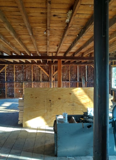 Basement remodeling project in progress by Renjay Remodeling, Connecticut